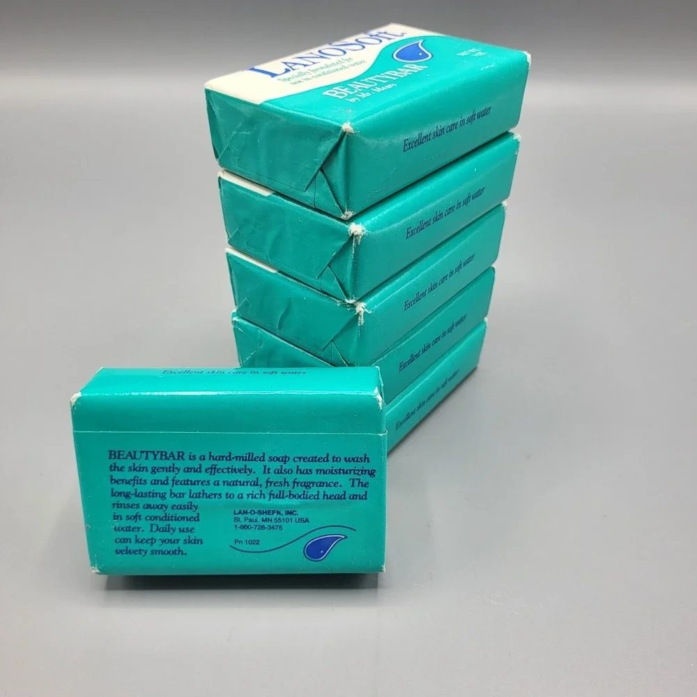 Lanosoft Lot of 6 Vintage Bars by Mr. Mears Beauty Bar Soap New Sealed